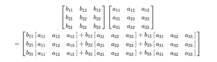 Let's multiply matrix B by matrix A